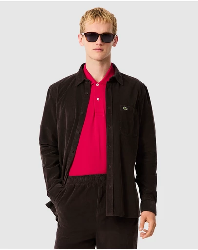 Lacoste - Essential LS Reg Fit Cord Shirt