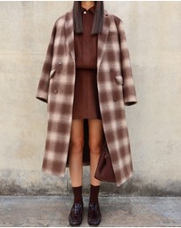 ENA PELLY - Tessa Wool Blend Coat