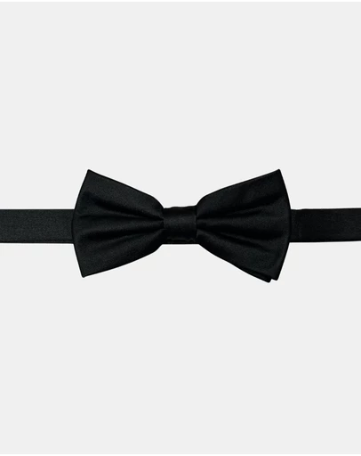 Henry Bucks - HENRY SARTORIAL Silk Bowtie BLACK