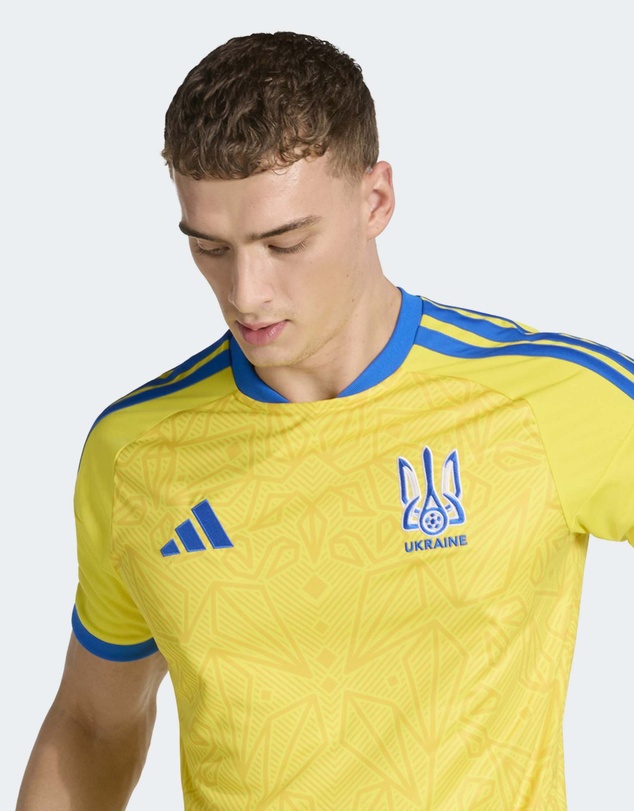 adidas Performance - Ukraine 26 Home Football Jersey Mens