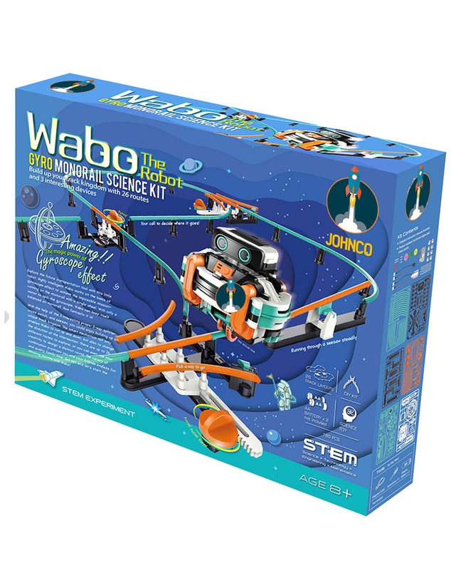 JOHNCO - Johnco - Wabo the Robot - Gyro Monorail Science Kit