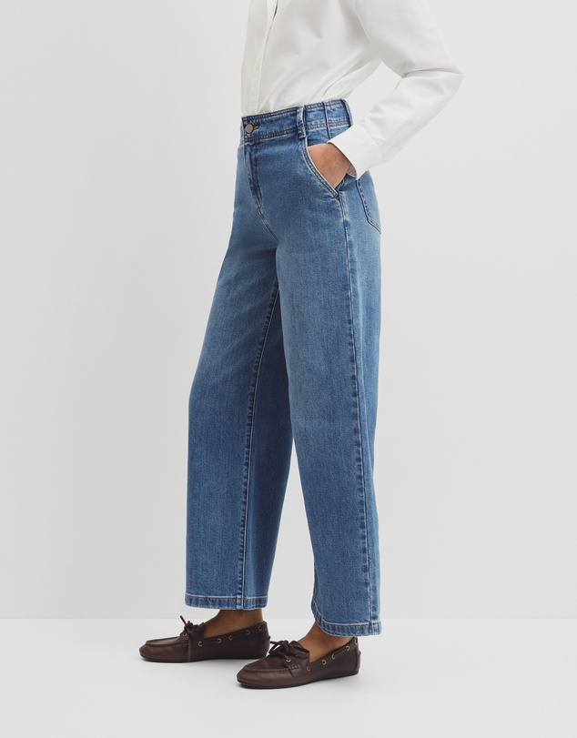 Country Road - Refined High Rise Wide Leg Jean