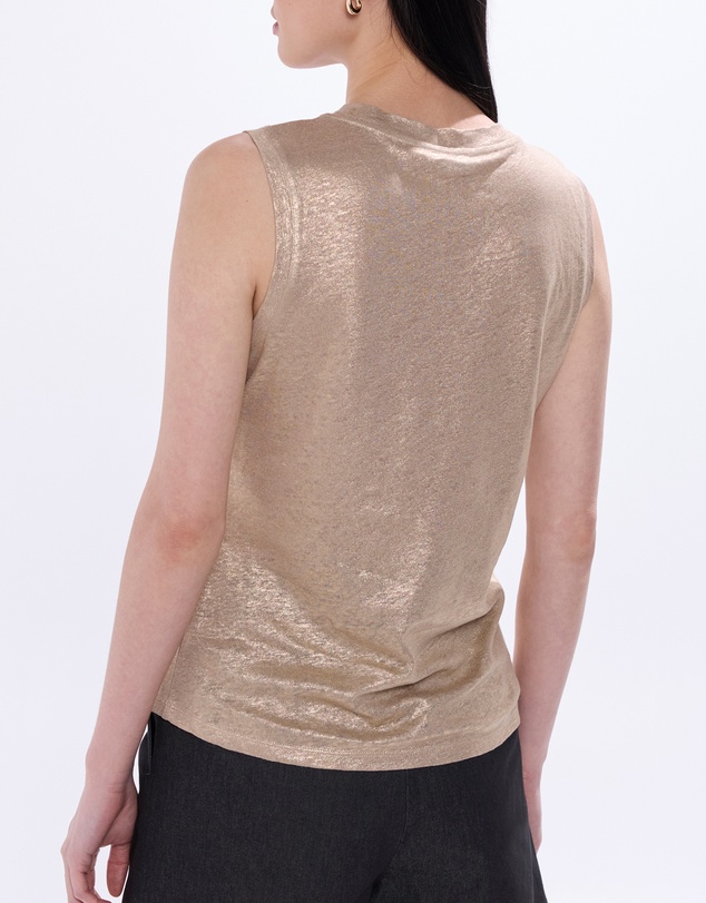 Marcs - As Love Glows Foil Linen Tank