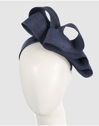 Max Alexander - Large Loops Navy Racing Fascinator