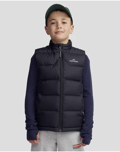 Kathmandu - Epiq Boys Down Puffer Water Repellent Warm Outdoor Winter Vest