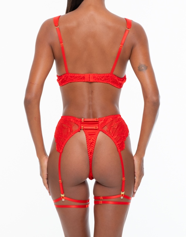 One Empire - Elara Red Lingerie Set