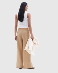 UNISON - Linen Wide Leg Pant