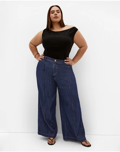 City Chic - Tilly Cotton Denim Pant