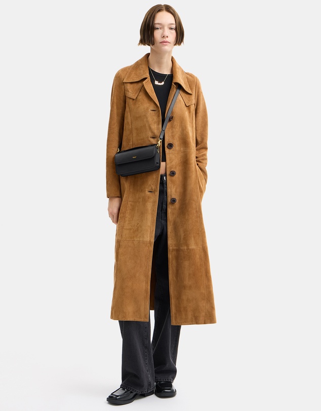 Coach - Refined Calf Leather Elora Top Handle Crossbody Bag