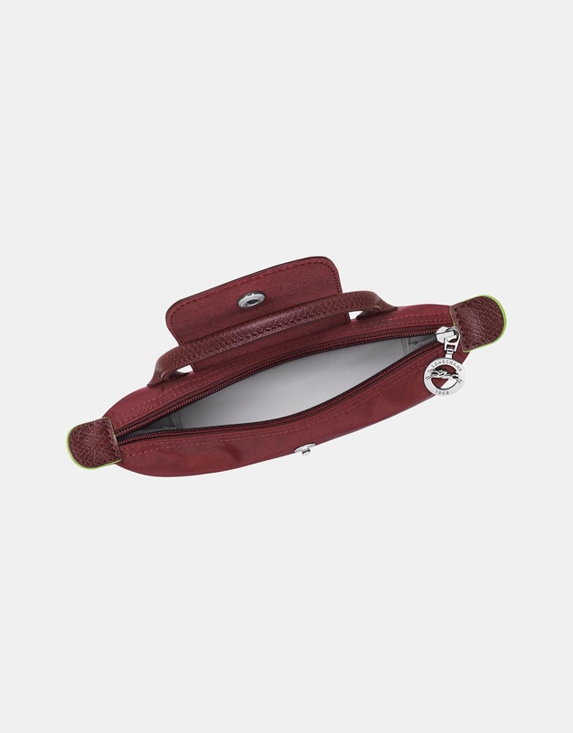 Longchamp - Le Pliage Green Pouch With Handle