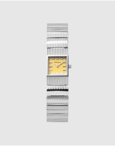 Breda - Groove Metal Bracelet Watch, 16MM