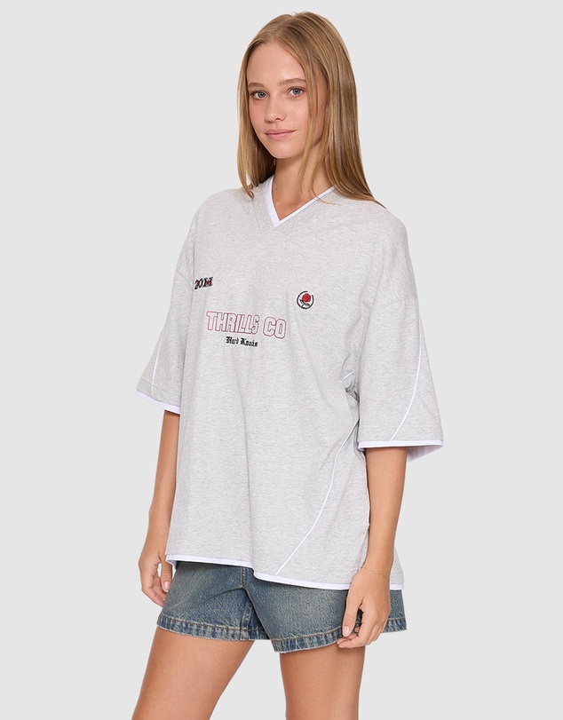 Thrills - Tournament Of Roses V-Neck Oversized Tee