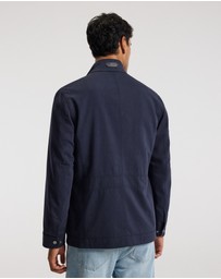 Calibre - Stand Collar Utility Jacket Navy