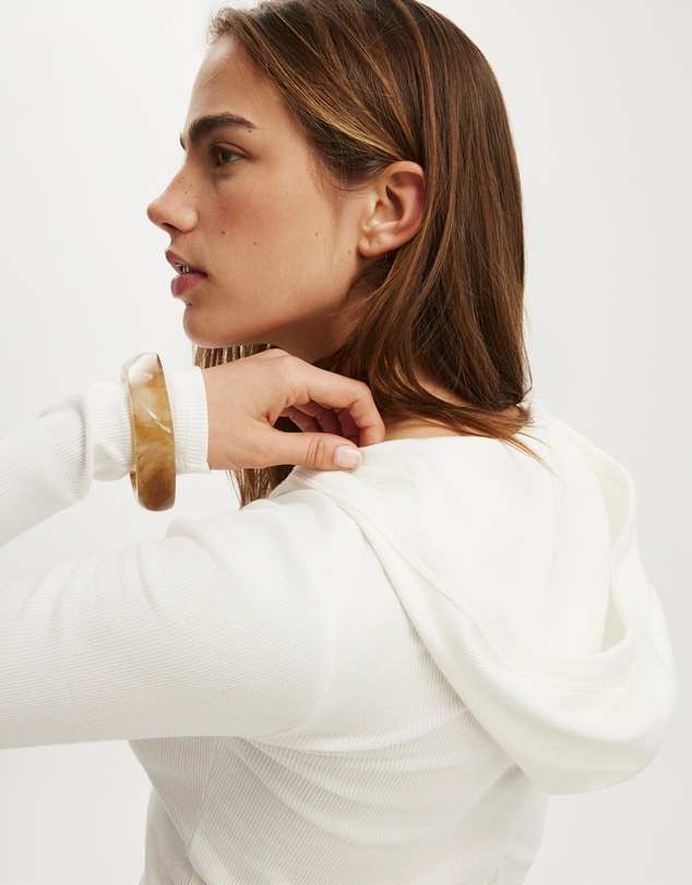 Cotton On - Hooded Blake Henley LS Top