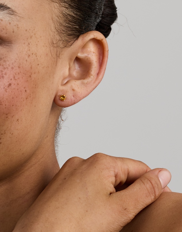 Michael Hill - Citrine Birthstone Studs in 10kt Yellow Gold
