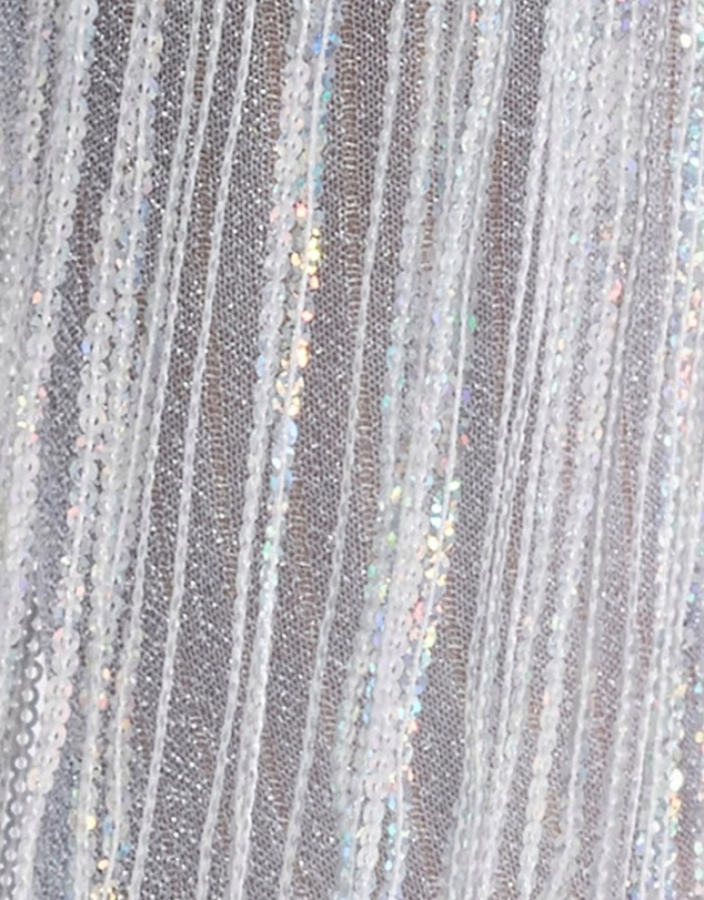 High Heel Jungle - Stevie Metallic Lurex Socks With Glitter Fringe