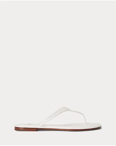 Polo Ralph Lauren - Polo Play Leather Thong Sandal - The ICONIC Exclusive