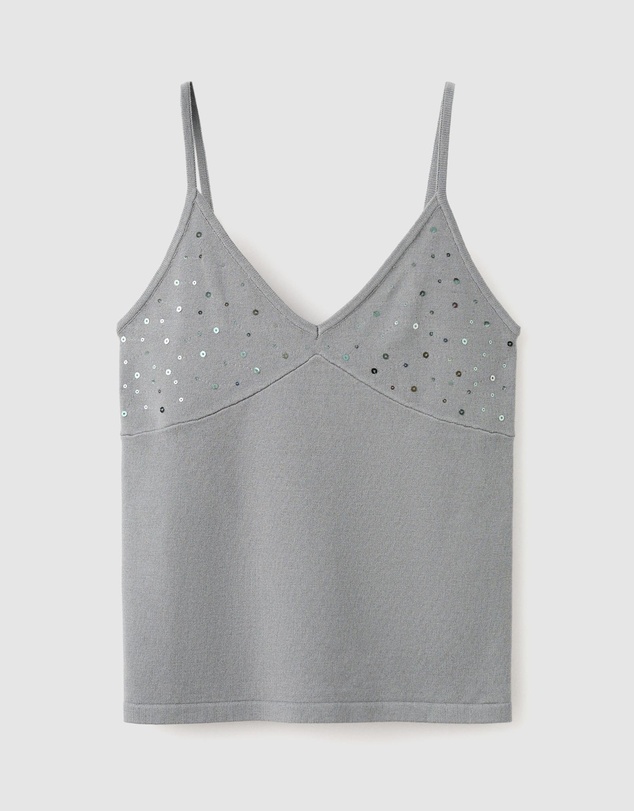M.N.G - Sparkly Top with Fine Straps