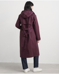 Seasalt - Seasalt Cornwall Purple Penweathers Trench Coat