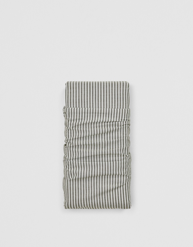 Country Road - Brae Australian Cotton Stripe Queen Flat Sheet