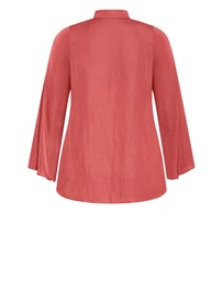City Chic - Mahalia Neck Tie Top