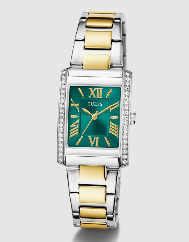 GUESS - Guess Ladies 2-Tone Silver Tone 27mm Analogue Watch