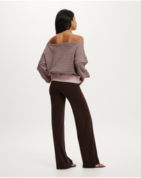 Cotton On - Relaxed Off Shoulder Sweatshirt