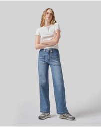 DRICOPER DENIM - Carrie Pacific Blue Wide Straight Leg Jeans