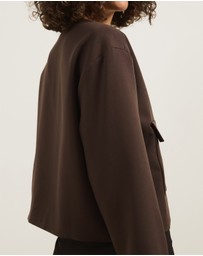 Atmos&Here - Sorelle Cropped Tailored Jacket