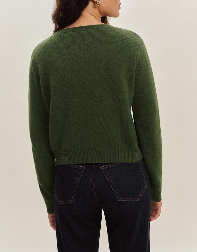 Reformation - Clara Cashmere Crew Cardigan