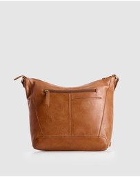 Evity - Elise Leather Weave Bucket Bag