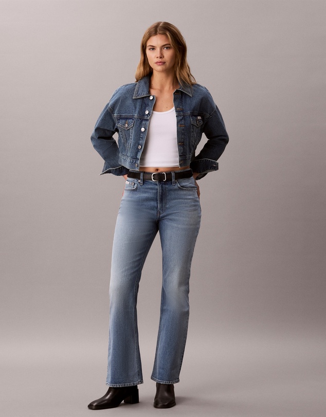 Calvin Klein Jeans - Denim Cropped Trucker Jacket