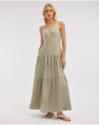 Amelius - Sorrento Linen Maxi Dress