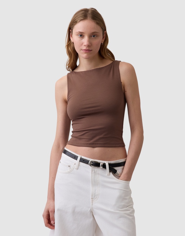 GAP - Closeknit Crop Boat Top