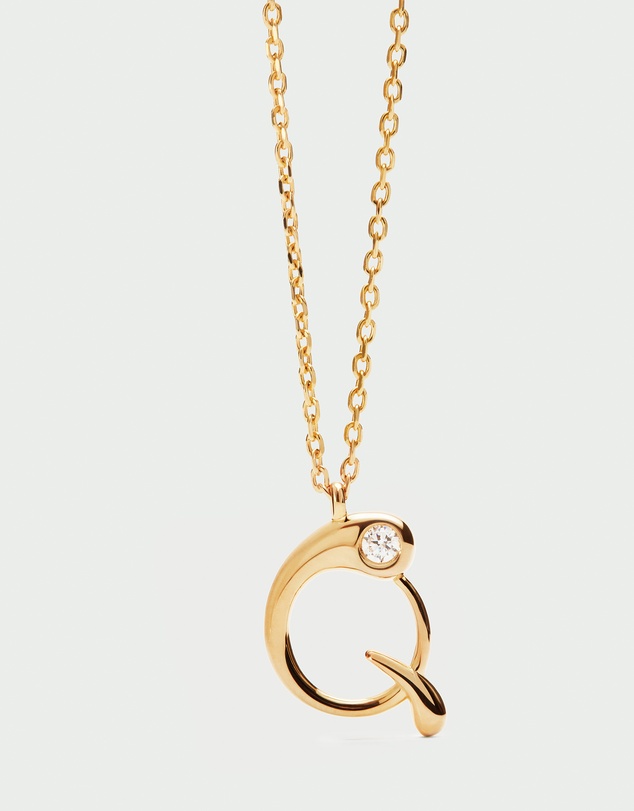 PDPAOLA - Initial 2026 Q Pendant Necklace