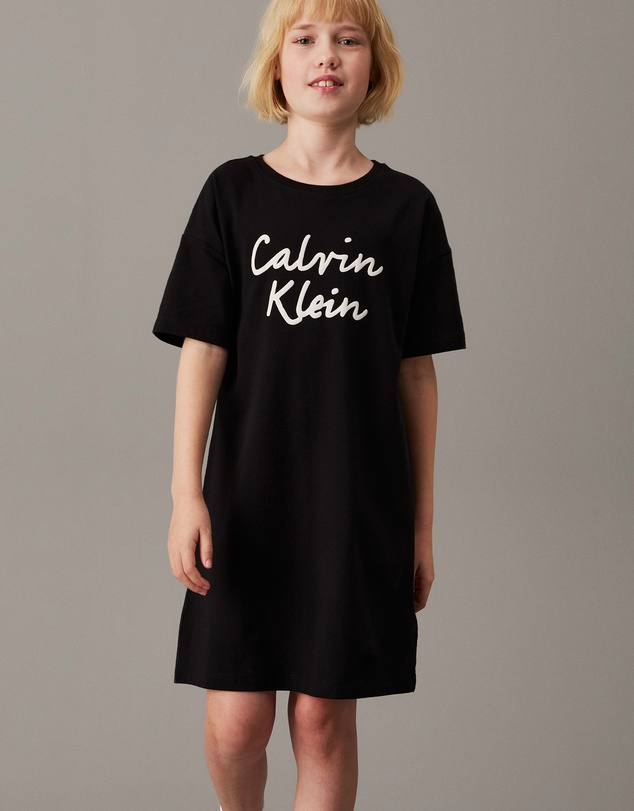 Calvin Klein Jeans - Girls Oversized Logo T-Shirt Dress