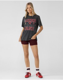 Lorna Jane - Varsity Washed Relaxed T-Shirt