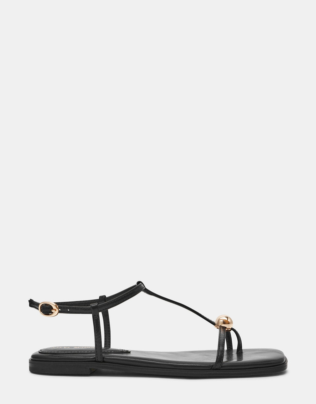 Steve Madden - Ritzy black square-toe strappy sandal
