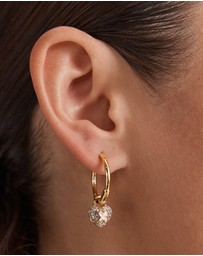 MIMCO - Adorbs Heart Hoop Earrings
