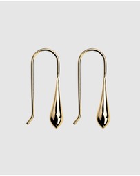 Najo - My Silent Tears Yellow Gold Earring