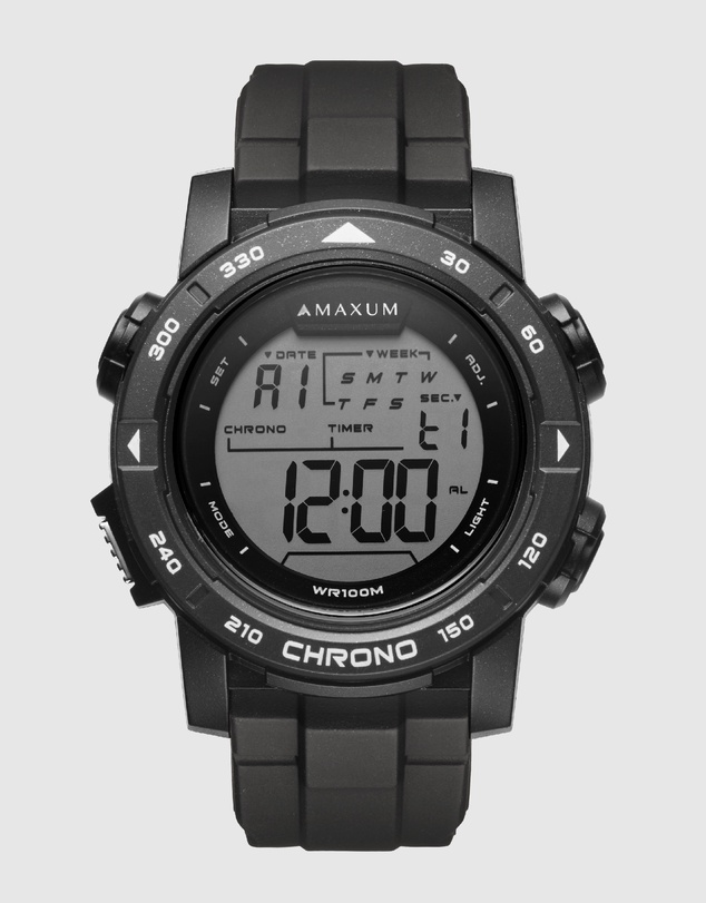 Maxum - Basalt Black Digital Watch