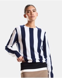 Cynthia Rowley - Sideline Striped Sweater