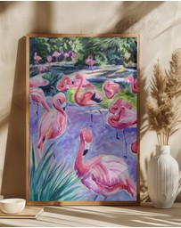 Olive et Oriel - Flamboyance by Pauline Wegman | Art Print