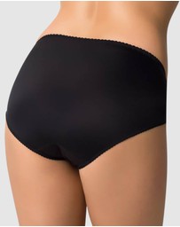 Nessa - Tatuaz Microfibre Full Cut Brief with Embroidery