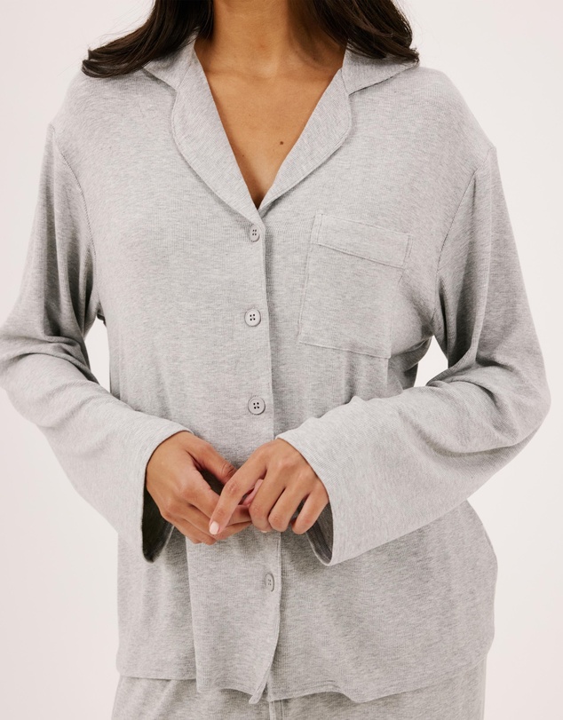Atmos&Here - Darcey Soft Ribbed Long Sleeve Pyjama Set