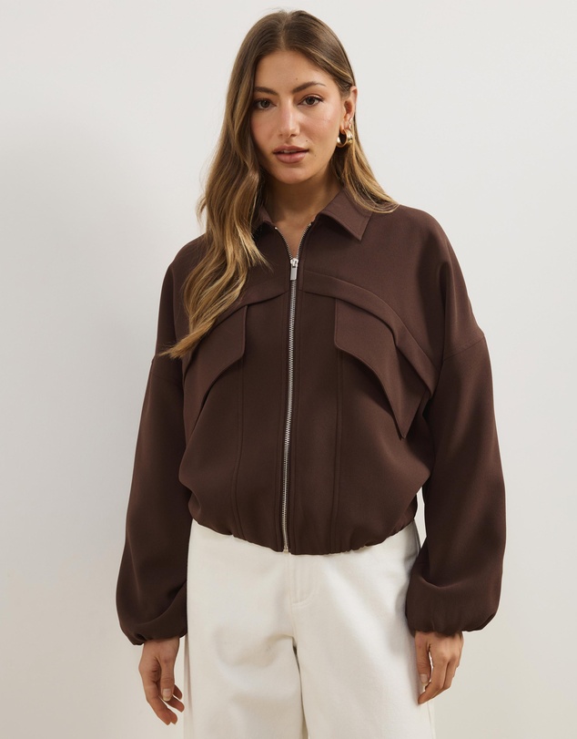 Atmos&Here - Gabriella Tailored Bomber Jacket