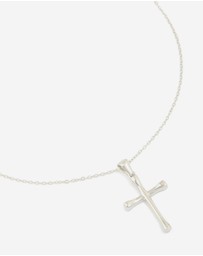 Lovisa - Waterproof Stainless Steel Large Cross Pendant Necklace