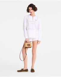 Longchamp - Le Panier Pliage Canvas Crossbody Bag - XS