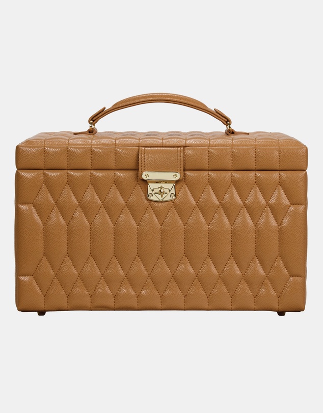 Wolf - WOLF Lauren Large jewellery Box Caramel