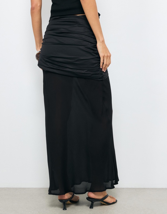AERE - Asymmetric Maxi Skirt